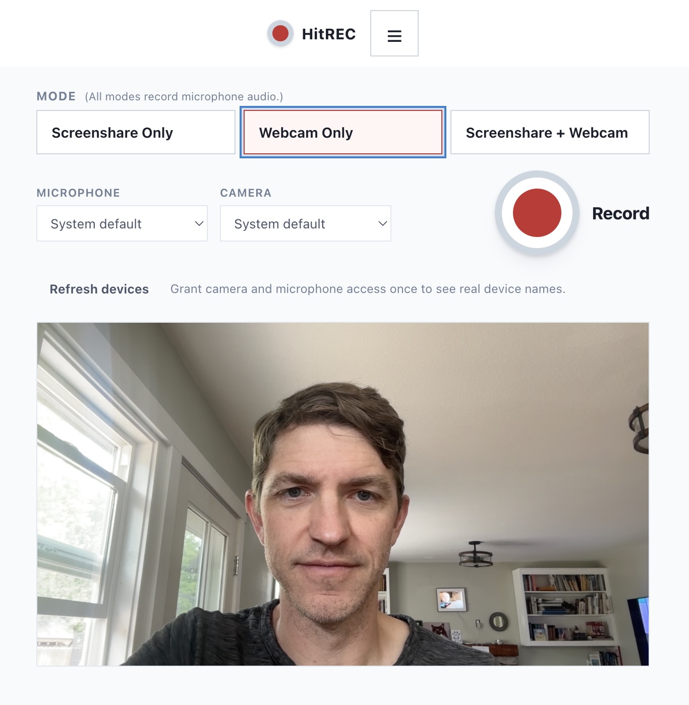 HitREC screenshot