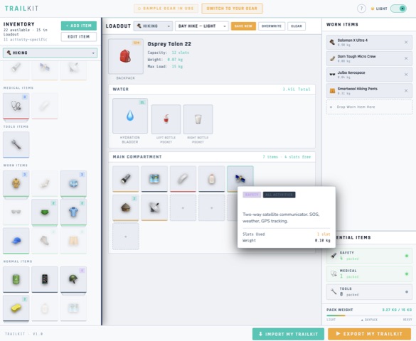 TrailKit screenshot